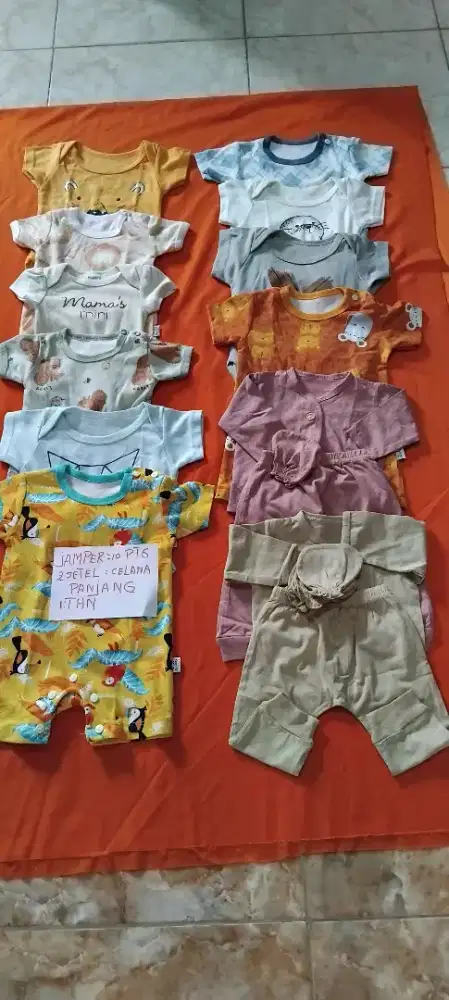 Jamper anak dan 2 kaos+celana