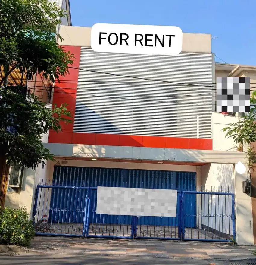 SEWA BANGUNAN KOMERSIAL RAYA KERTAJAYA EX BANK 2 LANTAI ADA PARKIRAN