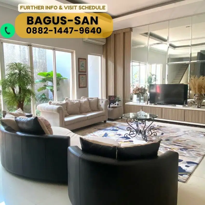 Dijual Rumah Split Level Cantik Siap Huni Kebayoran Bintaro  Sektor 7