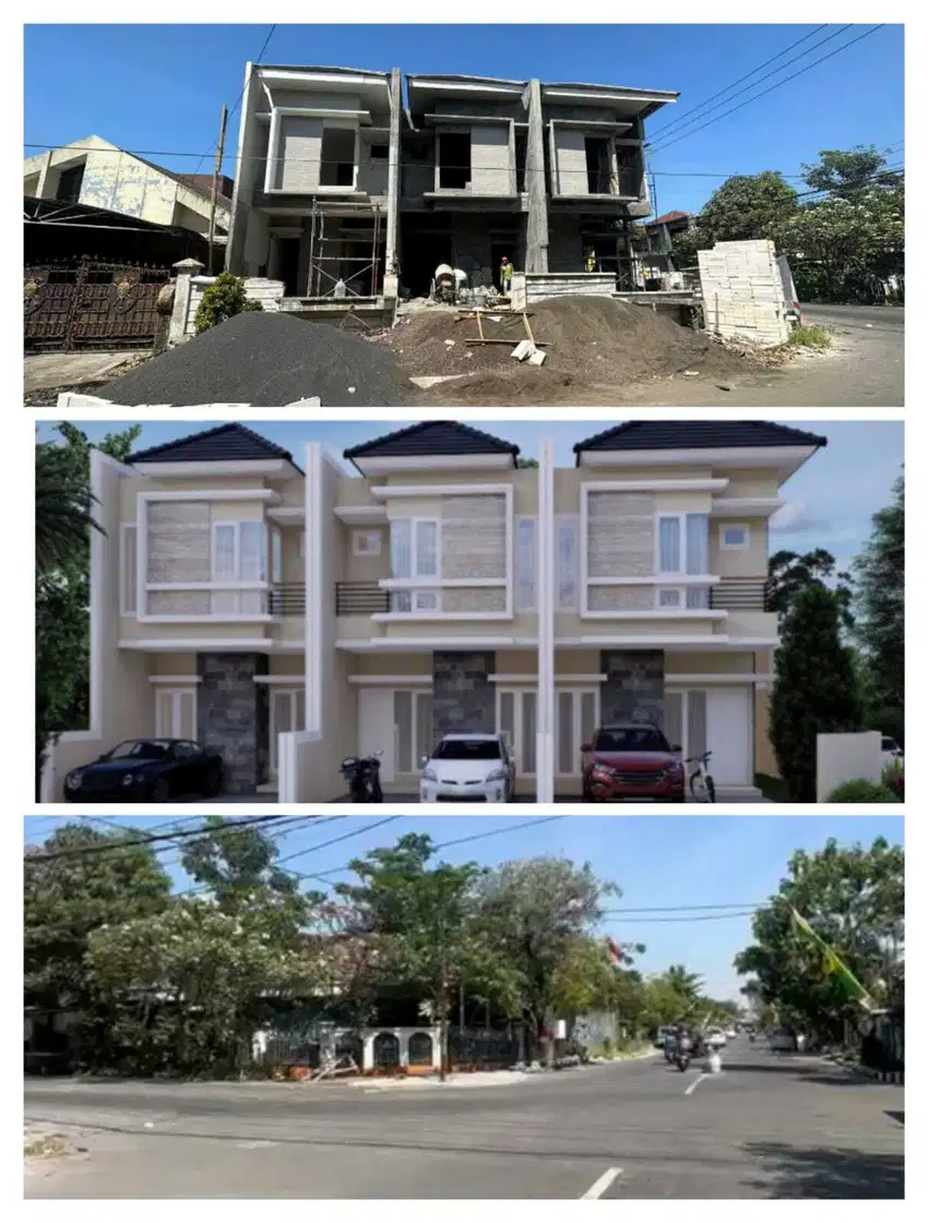 Hanya 1 Unit Row Istimewa Lega Rumah Baru Gress Kutisari Indah Utara