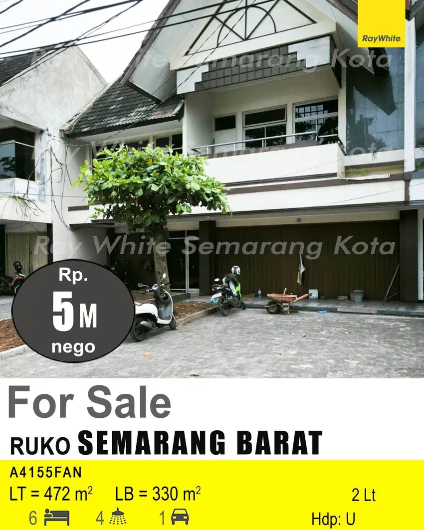 DIJUAL RUKO DI SEMARANG BARAT A4155