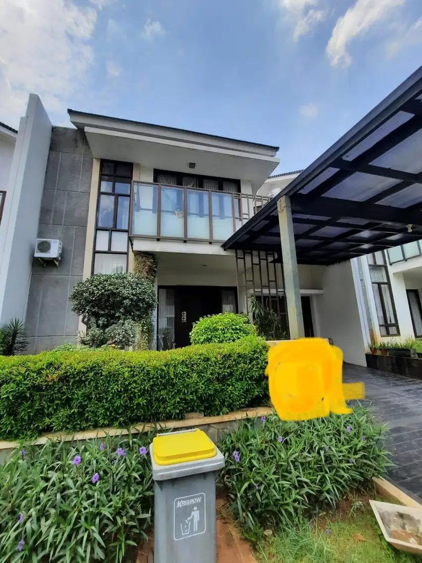 Dijual rumah bagus semi furnished di Harapan Indah Cluster Asia Tropis
