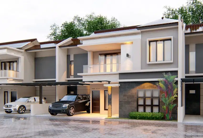 Rumah Mewah 2lt Town House Dalam Kota Banjarsari Solo