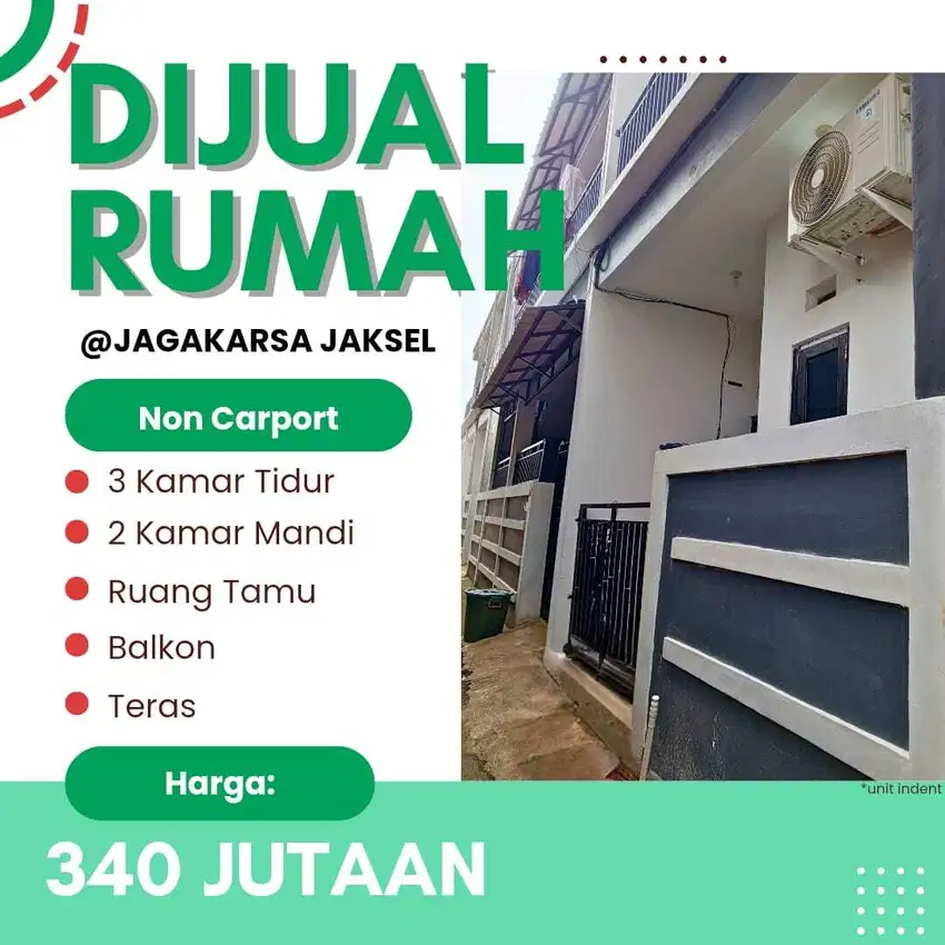 Jual Murah Rumah Minimalis 2 Lantai Bebas Banjir Dekat Stasiun Lenteng