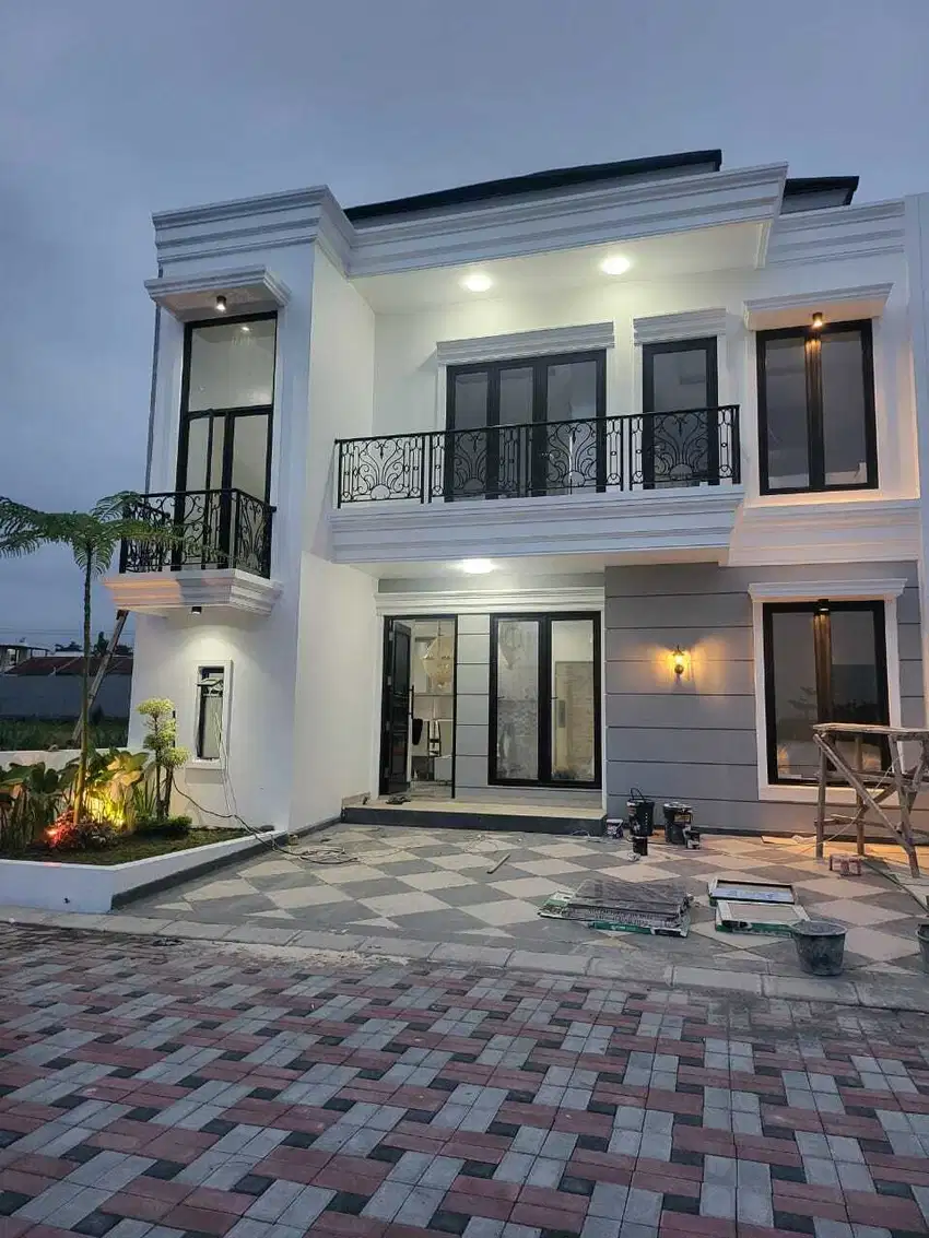 Rumah mewah baru full furnished 2 lantai dalam cluster dekat SCH mall