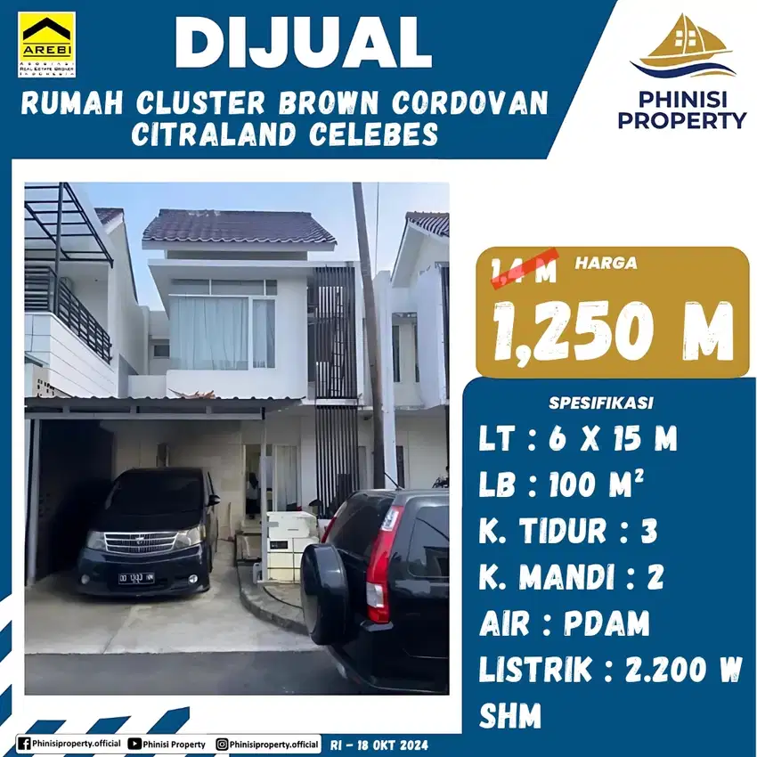 DIJUAL RUMAH HARGA MURAH DI CITRALAND CELEBES HERTASNING