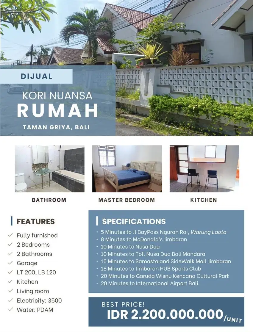 Rumah Strategis Nuansa Utama Taman Griya
