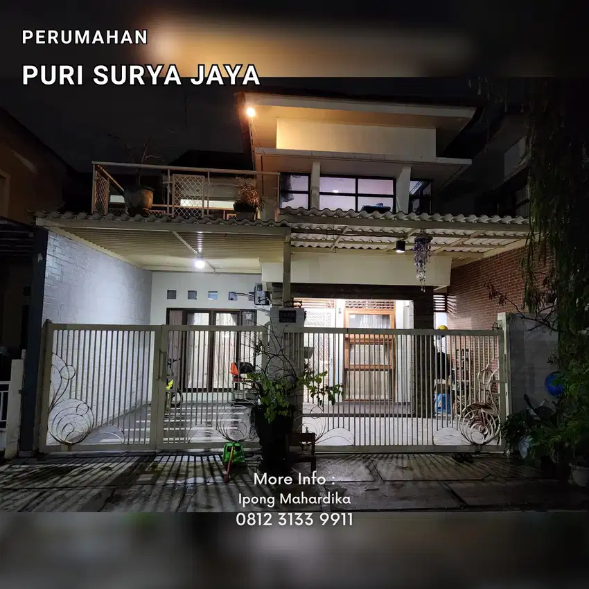 Rumah Sidoarjo Dekat Stasiun Gedangan di Puri Surya Jaya