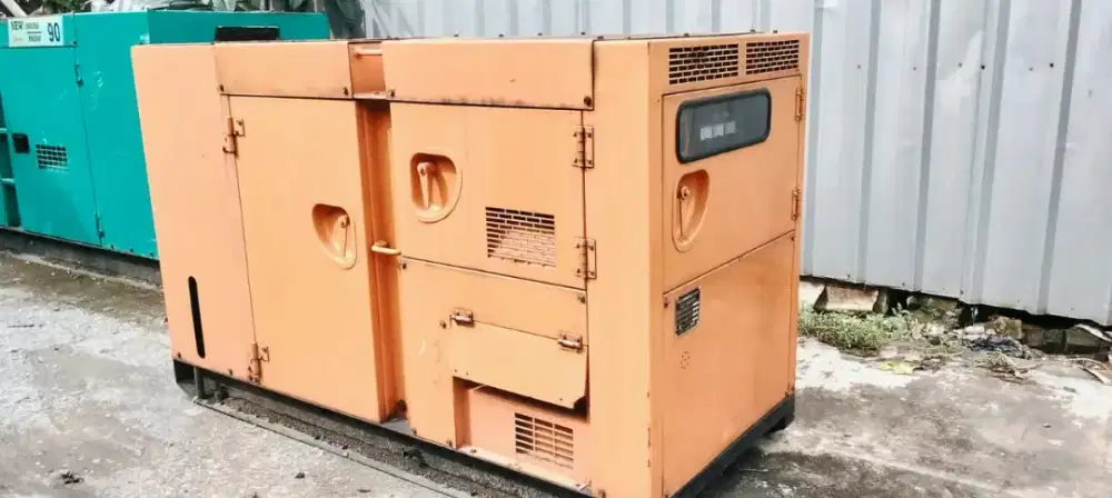 Dijual Genset Airman 45 KVA silent Builtup Japan