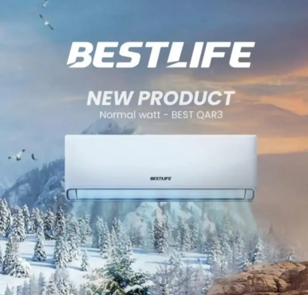 PROMO TERMURAH ! BISA KREDIT !AC BEST LIFE 1PK GARANSI 10 TAHUN