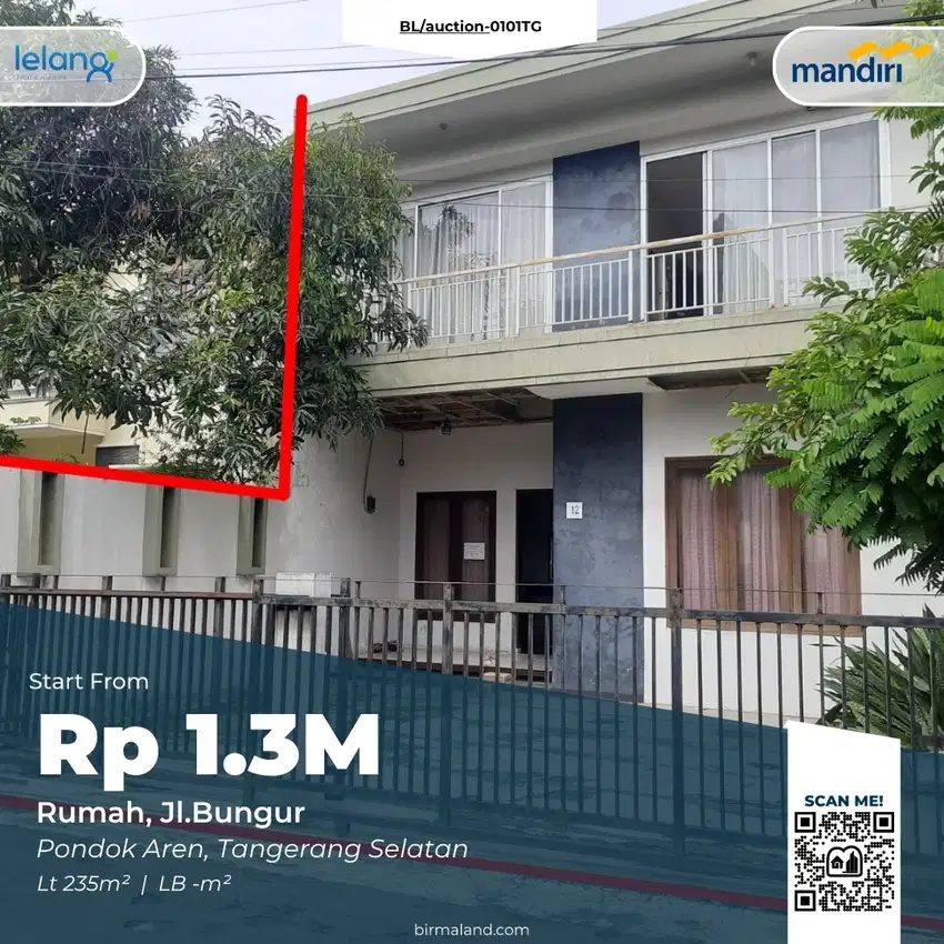 Rumah Dijual, Jurangmangu Timur, Pondok Aren, Tangerang Selatan