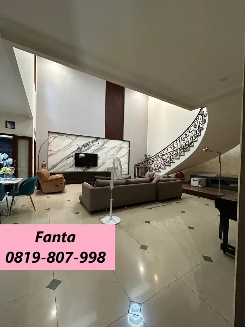 Rumah Mewah 5 Kamar Dijual Cepat Di Senayan Bintaro Jaya UT-16274