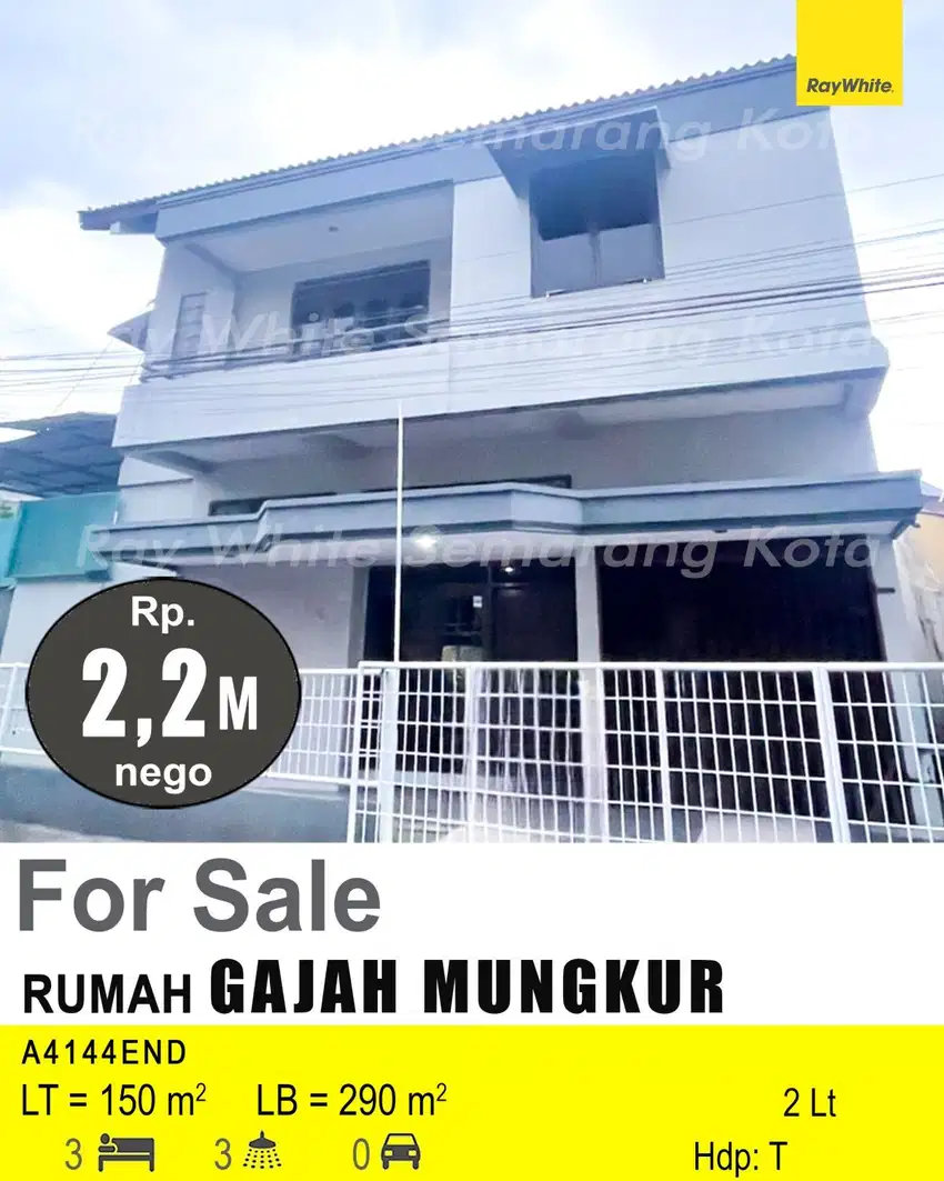 DIJUAL RUMAH DI GAJAH MUNGKUR A4144