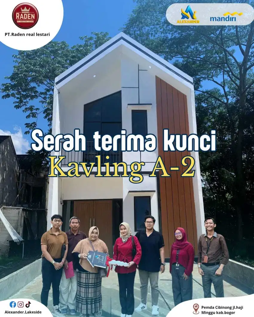 Rumah cantik istimewa view nuansa danau lakeside