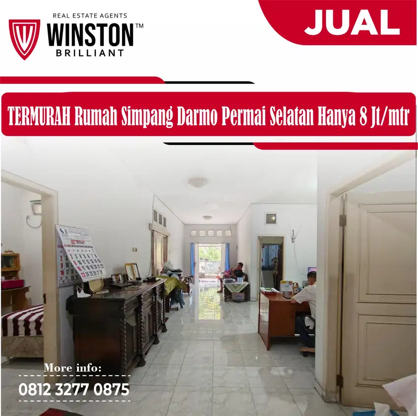 Rumah termurah Simpang darmo permai Selatan dekat papaya bon ami