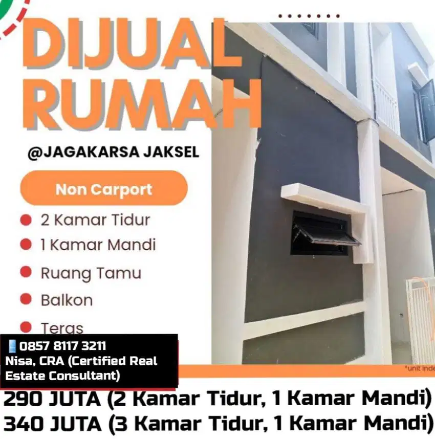 Rumah Siap Huni Cepat Di Jagakarsa Dekat Jl M Kahfi 2 Stasiun Lenteng