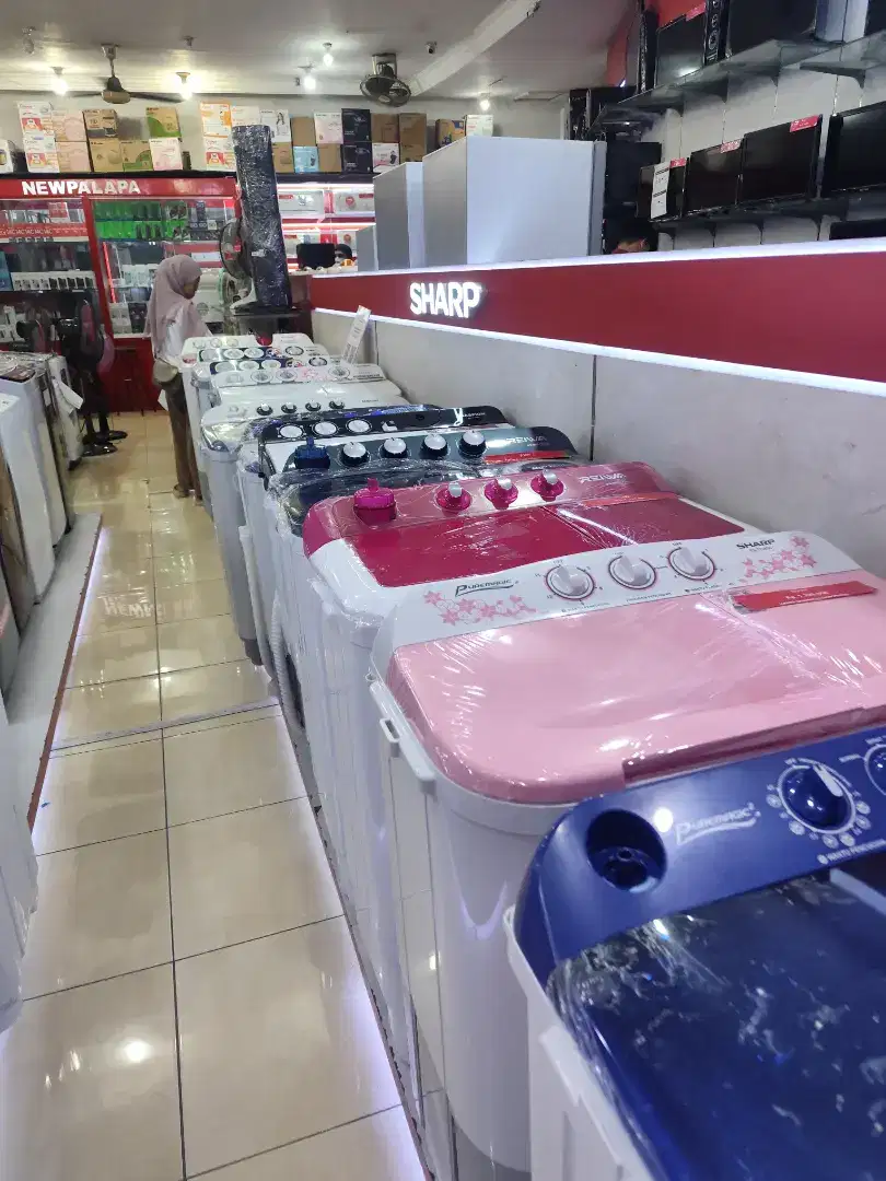 Mesin cuci 2 tabung sharp
