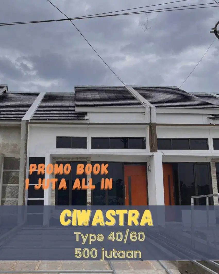 Rumah baru di Ciwastra jl Ranca oray tanpa dp