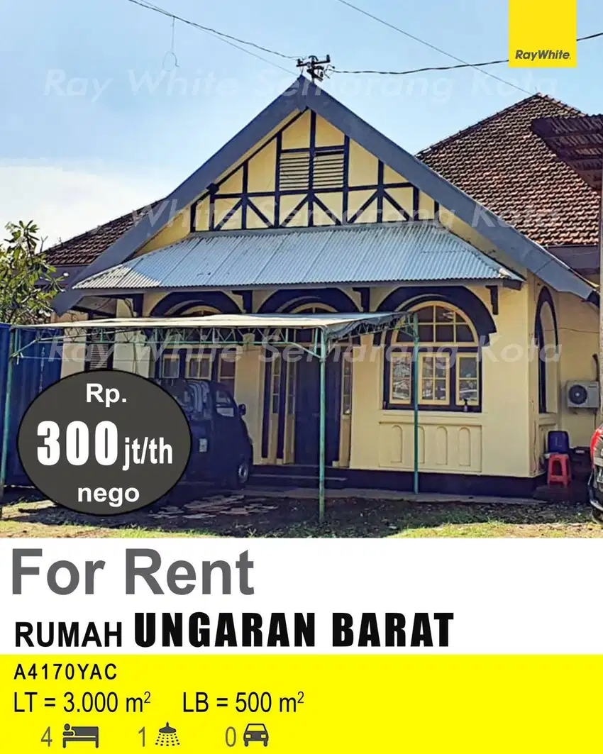 DISEWAKAN RUMAH DI UNGARAN BARAT A4170