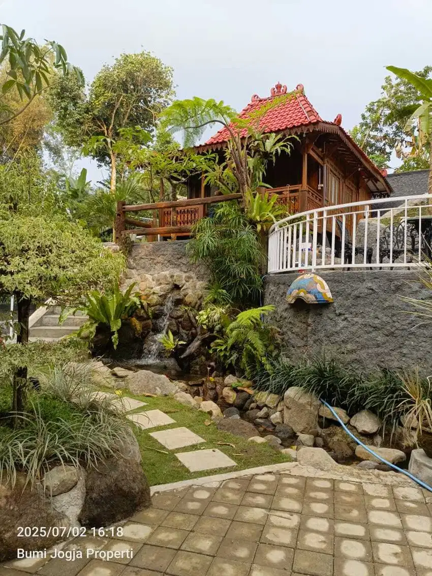 Villa Estetik Cantik Dengan Nuansa Pedesaan Di Area Turi
