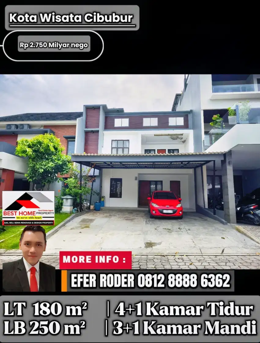 jual cepat rumah di cluster exclusive