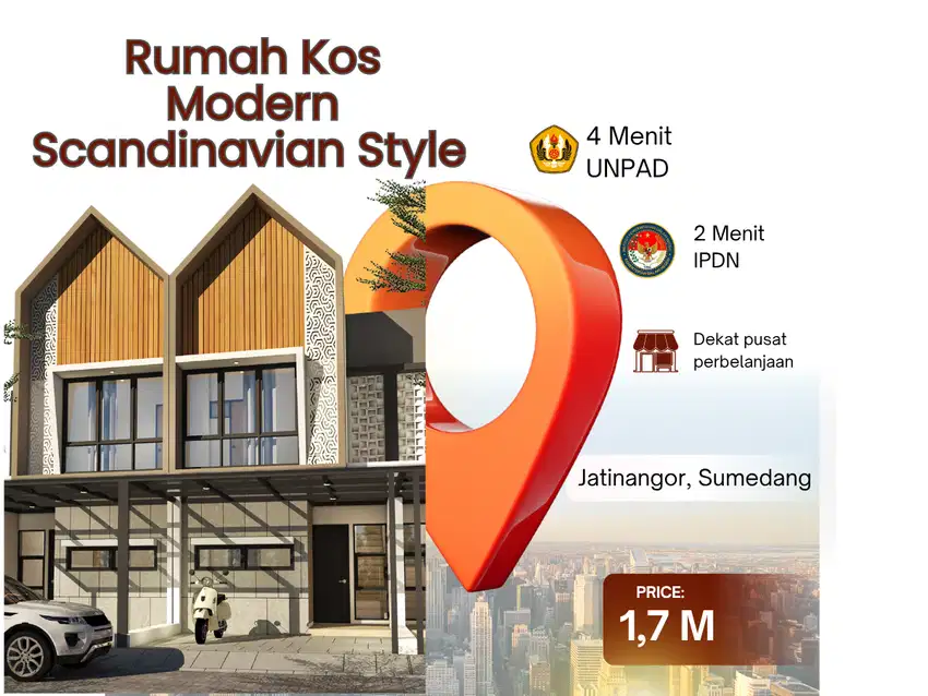 Rumah Kost Jatinangor Kawasan Ring 1 UNPAD