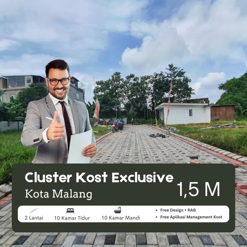 Kos Premium pinggir jalan akses kampus UMM