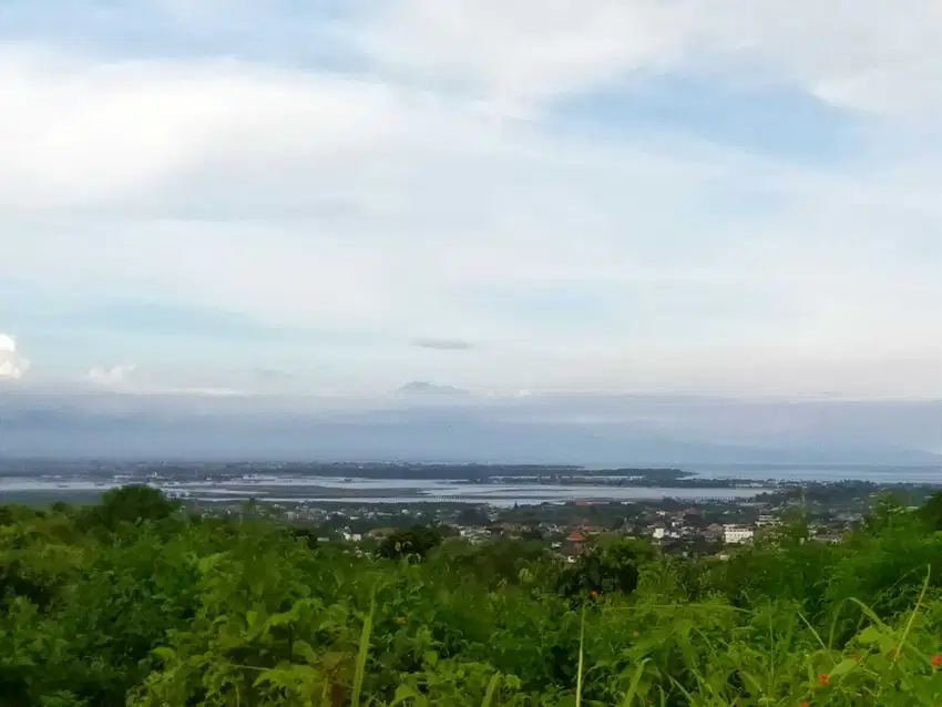 Tanah kavling view laut di goa gong jimbaran,kawasan villa