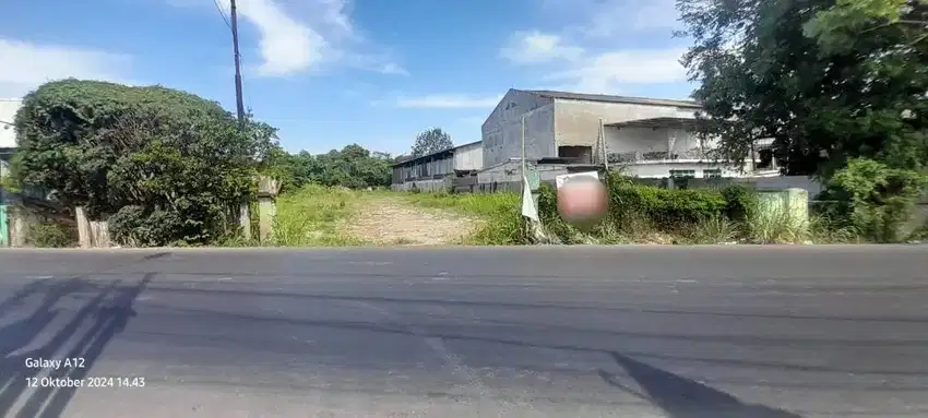Dijual tanah pinggir jalan raya Kebalen Babelan Bekasi