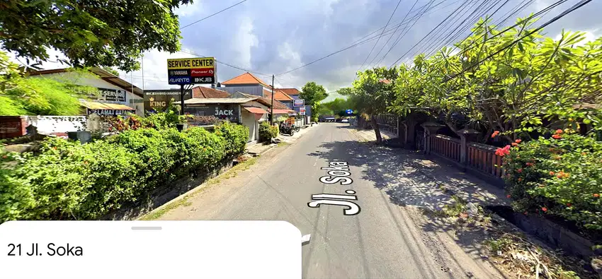 Tanah Bonus Rumah Jl Soka Denpasar Timur