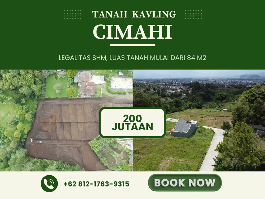 Tanah Murah Cimahi Kota Kawasan Permukiman: Angsur 12 Kali
