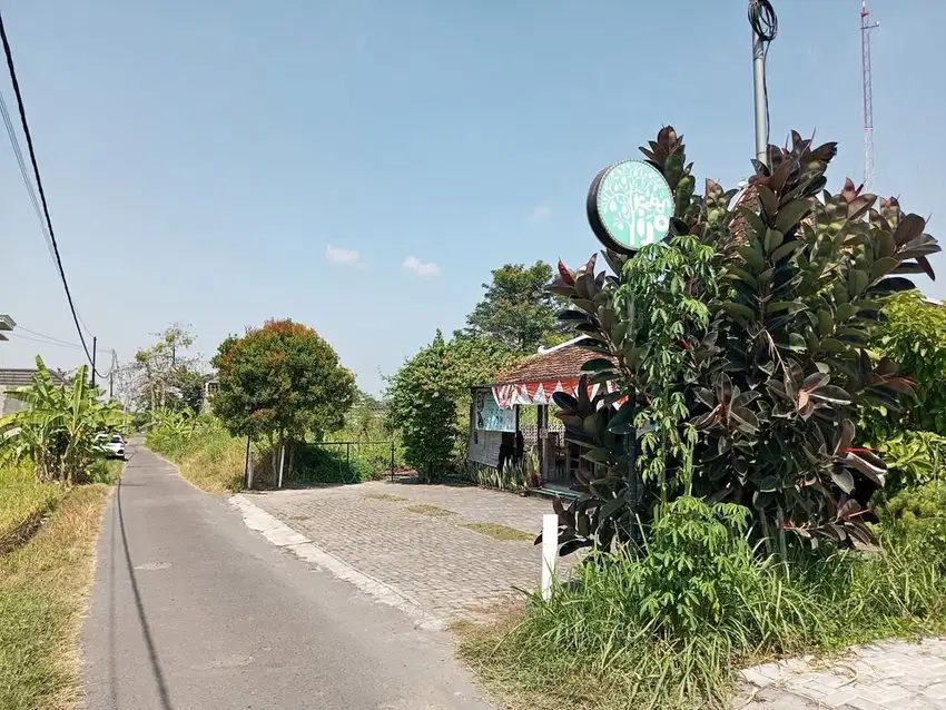 Tanah Asri Dekat Jl. Damai Jogja – View Sawah, Cocok Homestay/Hunian