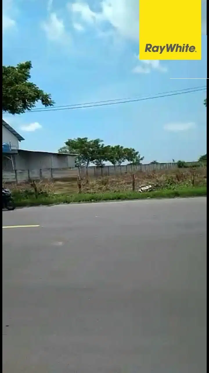 Dijual Tanah SHM Cocok Untuk Industri di Jalan Raya Tuban Widang