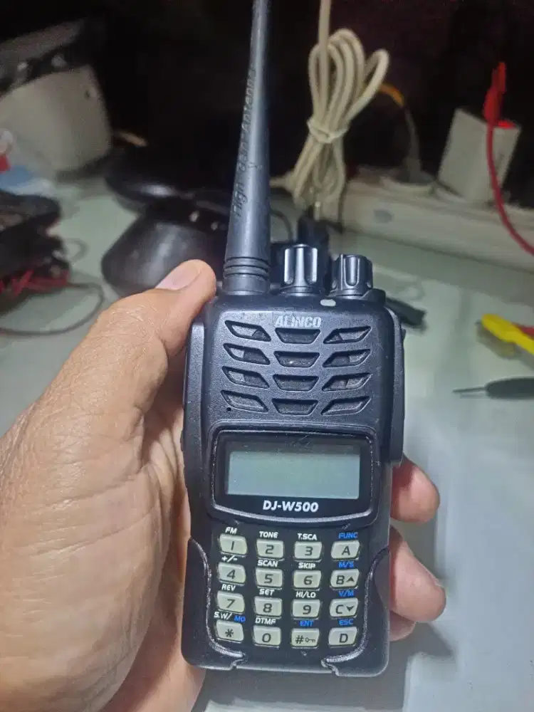 HT alinco dj w 500 dual band segel mulus lengkap