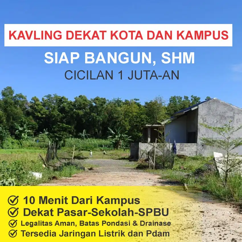 Jual tanah murah, dekat makassar dan kampus di gowa