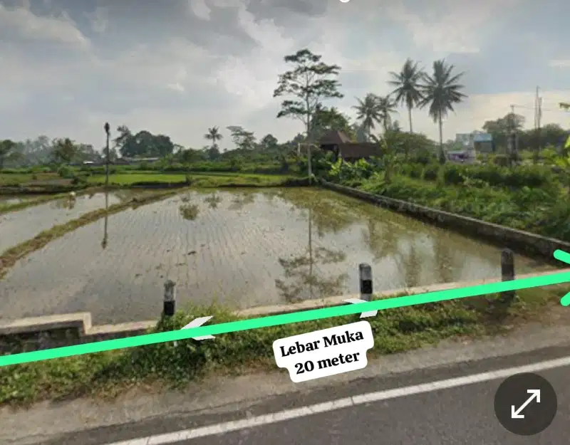 Tanah Murah Tepi Jalan Utama View Gunung Merapi
