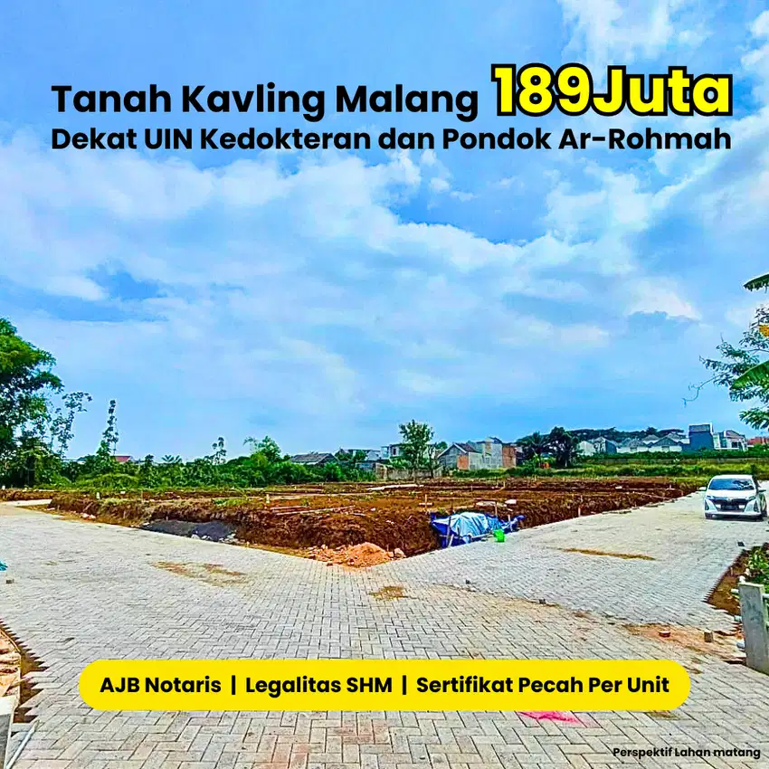 Tanah Malang dekat Kampus UB UIN UNISMA UMM cocok untuk Kos