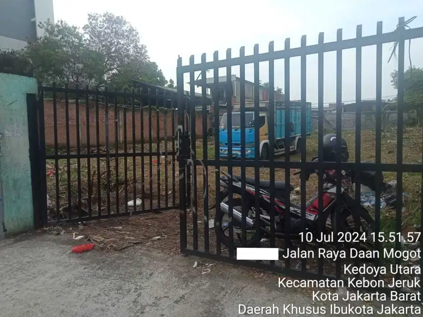 Lahan Murah Bagus Lokasi Strategis di Jalan Daan Mogot Harga NJOP