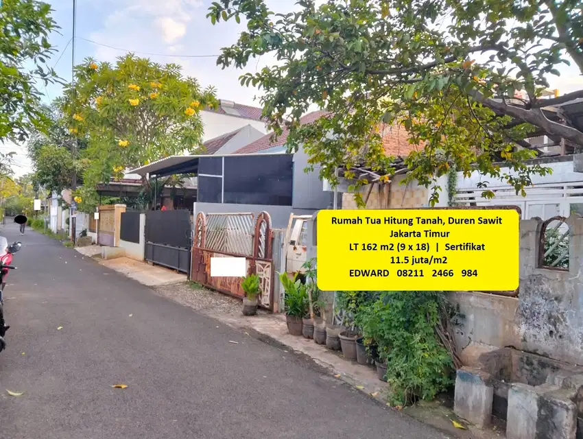 Tanah Kav Harga Enteng diKantong Strategis! Duren Sawit Jakarta Timur