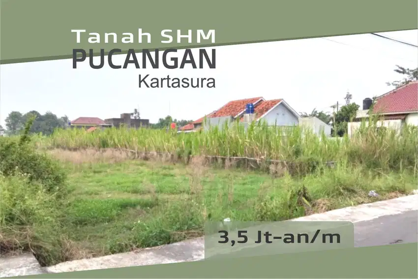 Tanah SHM Kartasura Dekat Kampus UIN Surakarta