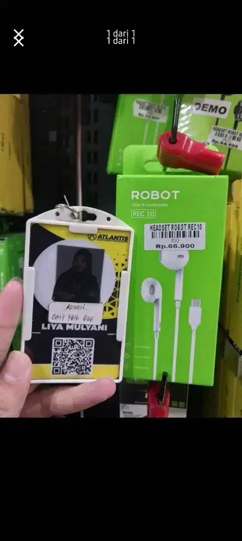 HEADSET ROBOT REC10 | ATLANTIS DAHSYAT