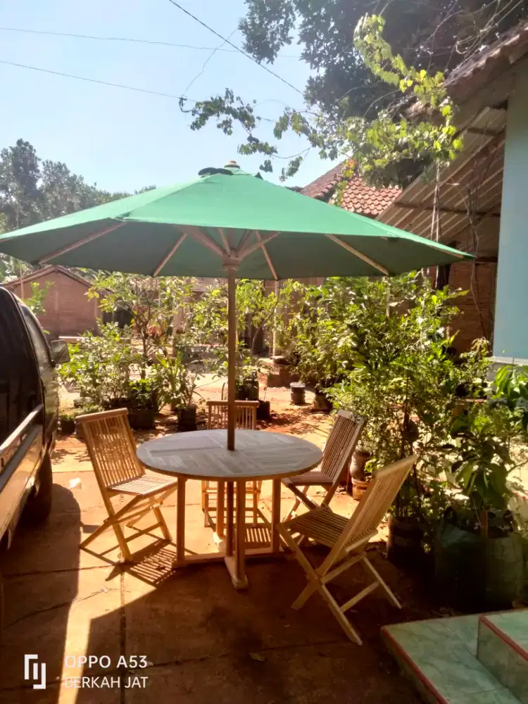 Kursi pantai kayu jati