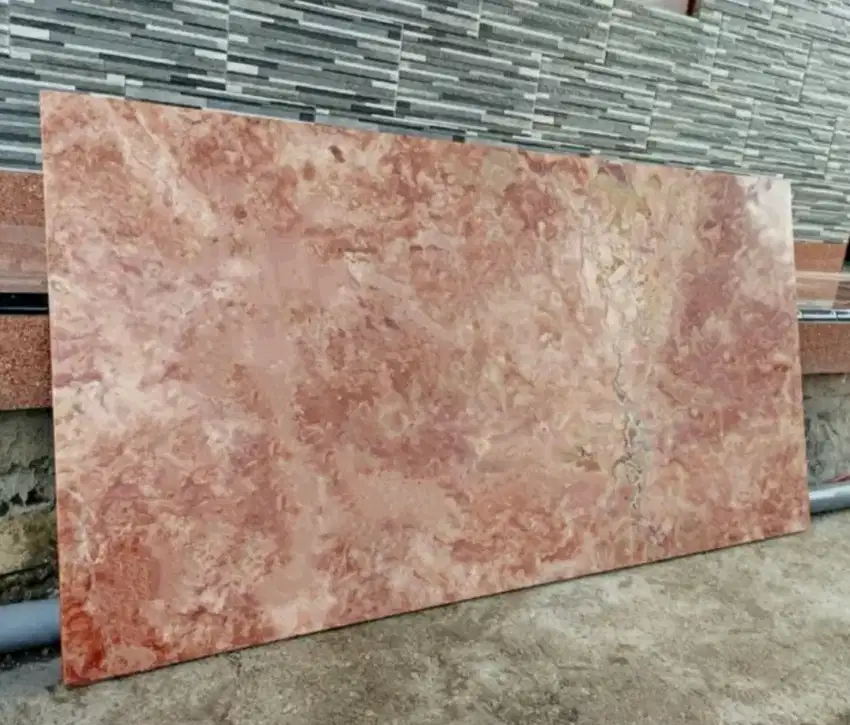 Marmer Lantai Merah Natural