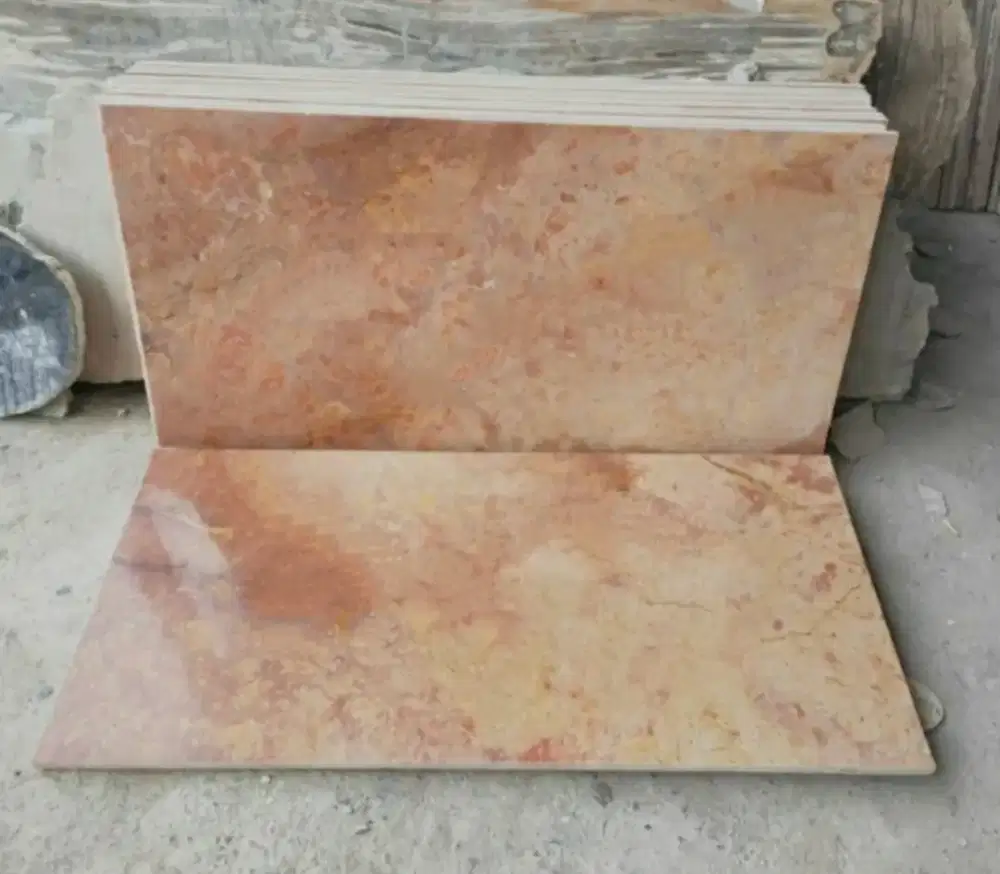 Marmer Lantai Merah Natural