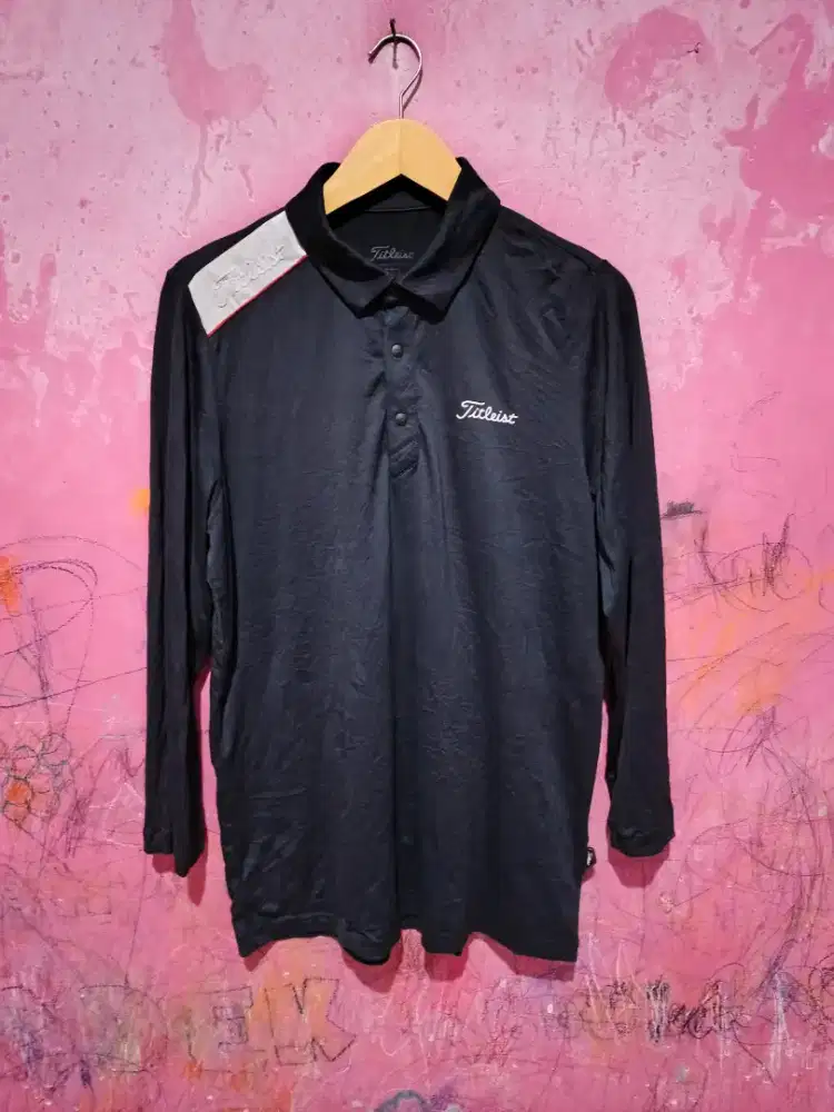 Bismillah, dijual kaos kerah panjang Titleist Golf original