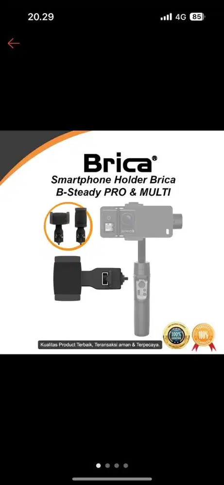 smartphone holder brica b steady pro