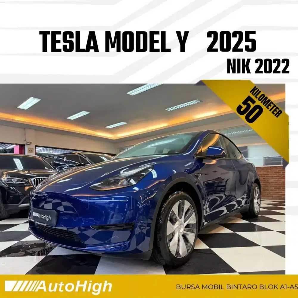 DP10% [Km.50] Tesla Model Y 2022 Blue Reg 2021 #AUTOHIGH
