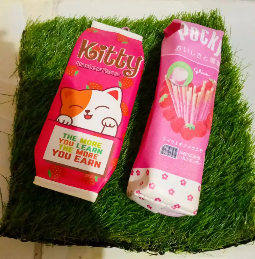 Kotak pensil anak model brand makanan