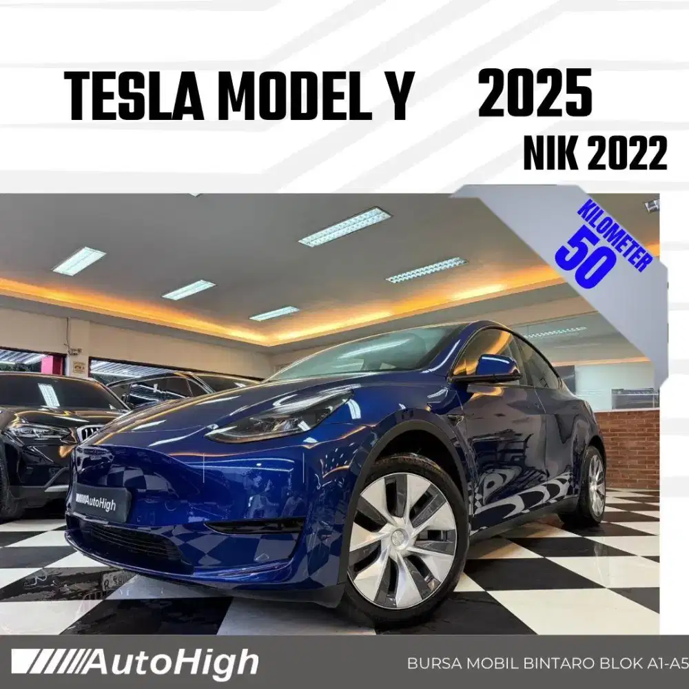 DP10% [Km.50] Tesla Model Y 2022 Blue Reg 2024 #AUTOHIGH