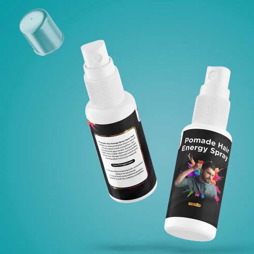 Pomade Hair Energy Spray Japan Tech 3 Menit rambut rapih mudah diatur